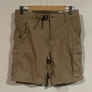 Prana standard fit Men's Tan Cargo Shorts